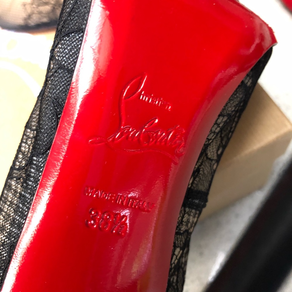 Christian Louboutin Pigalace 120mm sz 38.5 - Picture 6 of 8